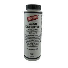 Gas leak detectors are devices that enable engineers and other professional service personnel the ability to identify combustible gas leaks that occur in residential and the tip light in the sensor cap illuminates the search area, making this gas leak detector perfect for small business and home use. Masters Leak Detector 227ml Clear The Home Depot Canada