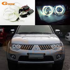 For Mitsubishi Challenger Pajero Sport 2008 2014 Excellent Ultra Bright Headlight Illumination Ccfl Angel Eyes Kit Halo Ring Car Lights Car Bmw