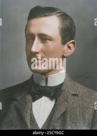 Marconi. Guglielmo Giovanni Maria Marconi, 1st Marquis of Marconi  (1874-1937), c.1903 Stock Photo