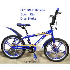 Gambar ini cocok untuk anak paud dan tk. Bmx Basikal Budak 20 Alloy Sport Rim Dan Disc Brake Gt Stem Shopee Malaysia