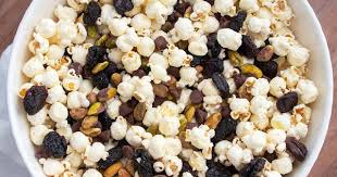 Olive Oil Popcorn Trail Mix Food Network Recipes Trail Mix Recipes Healthy Popcorn