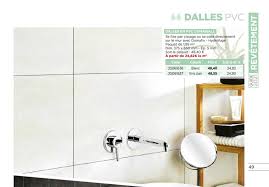 Dalle de plafond polystyrène h. Offre Dalles En Pvc Blanc Dumawall Chez Bricomarche