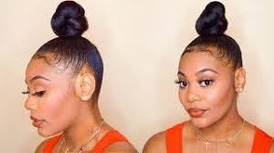 Her braids are colored red and the extensions are. If You Think Doing Top Knot Ninja Buns On Short Hair Is Hard These Videos Show They Re Not African American Hairstyle Videos Aahv