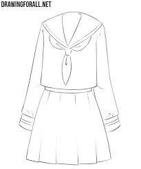 Clothing sketches kawaii clothes cute characters anime outfits. How To Draw Anime Clothes Drawingforall Net