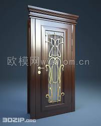 3d Door Model 8 Free Download Doors Decorative Plaster External Doors