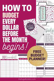 How To Do A Zero Based Budget Examples Pdf Free Budget Budget Planner Free Budget Binder Printables