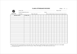 20 Attendance Sheet Templates Pdf Doc Excel Free