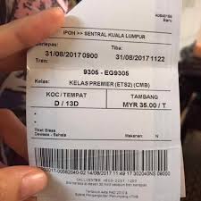 Ets trains from ipoh to kl run frequently throughout the day, every day of the week. Ets Ipoh Kl Tickets Vouchers Attractions Tickets On Carousell