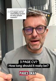 How Long Should Your CV Be? Expert Insights