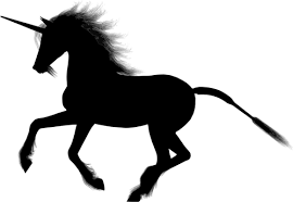 Di peta indonesia hitam putih, terdapat sebuah provinsi bernama jawa tengah. Unicorn Hitam Gambar Domain Publik Vektor
