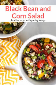 Black Bean Taco Salad With Lime Vinaigrette Pin On Salads