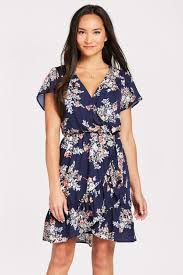 Floral Wrap Dress Evereve Wrap Dress Short Floral Shift Dress Dresses