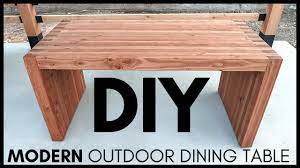Did you scroll all this way to get facts about outdoor dining table? Diy Modern Outdoor Dining Table Youtube