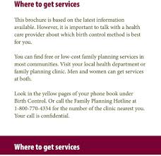 The method explorer is a place to learn about all your birth control options. Where To Get Services How To Use This Brochure Questions To Ask These Choices Don T Work These Choices Might Work Emergency Contraceptive Pills Pdf Free Download