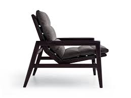 Ipanema Fabric Armchair By Poliform Design Jean Marie Massaud Fabric Armchairs Brown Leather Recliner Chair Armchair
