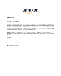 They do give you some extra money in your paycheck the health insurance and the like are nice but its very difficult to find out how much to find your vacation time as its only accessible on site. Amazon Gave Workers A Letter To Prove They Are Doing An Essential Job The Verge