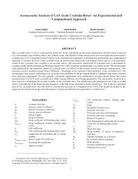 PDF) Aeroacoustic Analysis of UAV-Scale Cycloidal Rotor: An Experimental  and Computational Approach