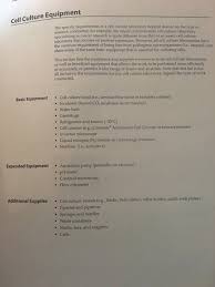 Animal cell culture laboratory set up. Introduction To Cell Culture What Is Cell Cell Chegg Com