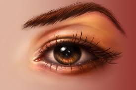 paint realistic eyes in adobe photo