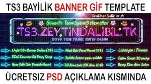 Teamspeak 3 efsane banner + psd li̇nki̇ 2020. Download Free Ts3 Bayilik Banner Gif Template 21 Psd File In Hd Mp4 3gp Codedfilm