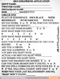 Virtual girlfriend momoda is a beautifully designed application that is absolutely safe. 13 Girlfriend Application Instagram Name Dob Mmddyvyy Circle One Place Of Resindence Own Place Roommate With Parents With Ex Do You Work Y Or N If No Who You Fi That