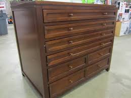 There are 32 styles of hardware to accompany the various cabinet styles, and complementing styles of corian countertop and wall paint. Martha Stewart Living Craft Space 42 In W 8 Drawer Flat File Cabinet In Sequoia Mn Home Outlet Auctions 30 K Bid