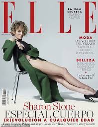 Шэ́рон вонн сто́ун — американская актриса, продюсер и бывшая модель. Sharon Stone 63 Shows Off Her Toned Legs For The Female Silhouette Issue Of Elle Spain Daily Mail Online