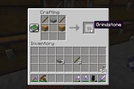 If you need to repair your items quickly then here's a quick guide to crafting a minecraft grindstone and how it differs to a and. Cara Membuat Grindstone Di Minecraft Dafunda Com