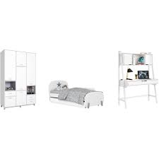 Bekomme bei der suche nur ausländische seiten angezeigt. Polini Home Kinderzimmer 3 Tlg Schrank Bett Schreibtisch 62364 Polinikids