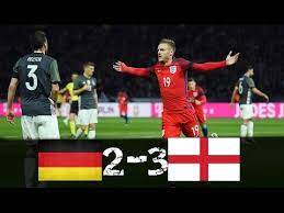 Amistosos comentarios en directo del inglaterra v alemania 10 de noviembre de 2017, incluyendo todas las estadísticas y eventos clave del partido, actualizado al instante. Alemania Vs Inglaterra 2 3 All Goals Highlights Extended International Friendly 22 03 2017 Youtube