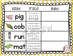 cvc words keeping my kiddo busy