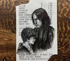 Drawing On Paper Bills Harry Potter Drawings Sketch Book Harry Potter Facts