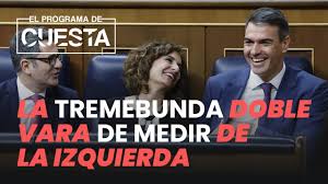 La tremebunda doble vara de medir de la izquierda - YouTube