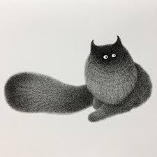 See more ideas about cat painting, cat art, cats. Malaysian Artist Creates Fluffy Cats Using Just Ink And The Result Looks Hauntingly Beautiful Bored Panda