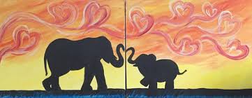We can also book paint parties at your local business and community centers for kids or adults. Painting Pals Elephants 4 5 2019 Fargo Creatively Uncorked