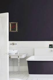 The complementary shades will look striking next to each bathroom paint color: 18 Small Bathroom Paint Colors We Love Colorful Powder Rooms