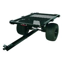 Ohio Steel 1000 Lb Capacity Steel Flatbed Atv Cart Fb Atv The Home Depot In 2020 Atv Work Truck Atv Attachments
