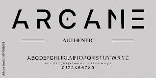 The english alphabet consists of 26 letters: Font Abc Alphabet Typeface Font Digital Modern Alphabet And Number Fonts Typography Alphabet Creative Font And Numbers Design New Vector Illustraion Typeface Design Stock Vektorgrafik Adobe Stock