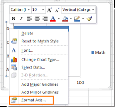 how to reverse axis order in excel