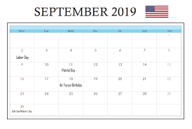 Previous post:monthly september calendar 2019 free. September 2019 Calendar With Holidays For Us Uk Canada India Australia