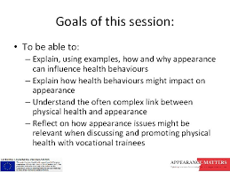 What you need is a fitness tracker and a smart goal! The Impact Of Appearance Dissatisfaction On Health Goals
