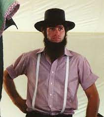 Amish Man With Black Beard Amish Men Amish Culture Amish Country