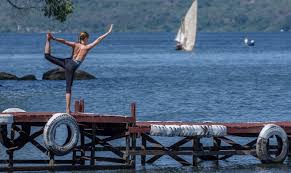 The heat is a fantastic way to begin your yoga journey and deepen your yoga. Yoga Retreat On Lake Victoria Kenya Southern East African Tourism Update