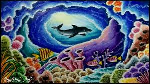 Cara menggambar pemandangan bawah laut & mewarnai untuk anak anak подробнее. Cara Menggambar Indahnya Pemandangan Bawah Laut Youtube
