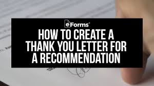 A business reference letter can only be an effective document if it can directly hit the needs of an entity to be recommended. Free Thank You Letter For Recommendation Template With Samples Pdf Word Eforms