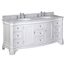 Kitchen Bath Collection Katherine 72 Double Bathroom Vanity Set Base Finish White Top In 2020 72 Inch Bathroom Vanity Double Vanity Bathroom Kitchen Bath Collection