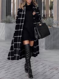 We did not find results for: Longue Manteau En Laine Carreaux Ceinture Col A Revers Manches Longues Mode Femme Blouson Noir Manteaux Hauts