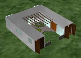 A captivating courtyard design provides a modern home with a special sense of serenity, and allows nature to become a major part of a home's makeup. Pin On Tiney Homes