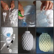 Cara membuat lampu hias yang indah dari sendok plastik | diy craft ide kreatif di video kali ini saya akan berbagi tentang. 10 Kreasi Unik Cara Membuat Lampu Hias Dari Barang Barang Bekas Caratekno