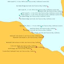 Bay Slough East End San Francisco Bay California Tide Chart